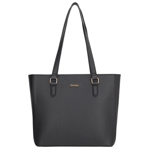 Charm London Birmingham Shopper - Zwart