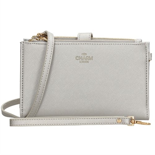 Charm London Birmingham Portemonnee / Clutch - Zilver