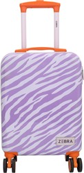Zebra Trends Avonturier Kinderkoffer - Lila Zebra