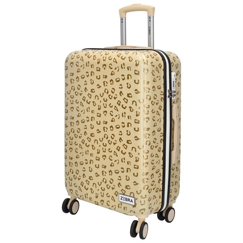 Zebra Trends Animal Travel Middelgrote Koffer - 64 cm - 60 liter - TSA slot - Goud Panter-2