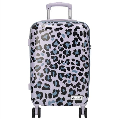Zebra Trends Animal Travel Handbagage Koffer - 55 cm - 36 liter - TSA slot - Lila Panter