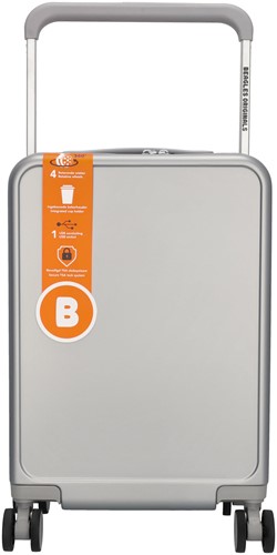 Beagles Originals Travel Originals Handbagage Koffer - 55 cm - 37 liter - Zilver