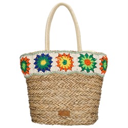 PE Florence Natural Life Rieten Mand - Multi