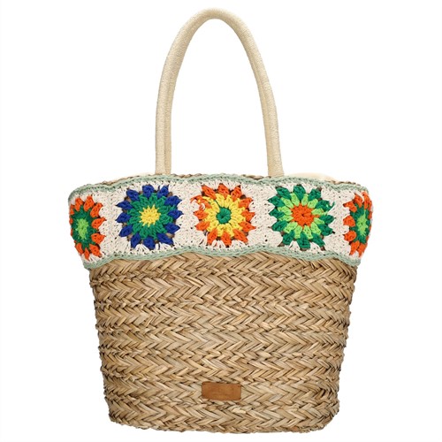 PE Florence Natural Life Rieten Mand - Multi
