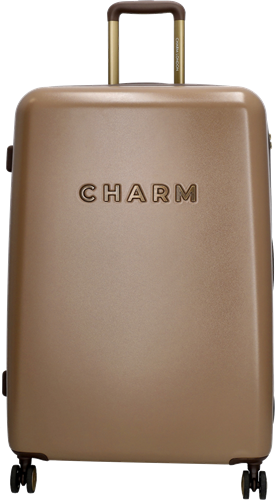 Charm London Capetown Grote Koffer - 75 cm - 95 Liter - TSA Slot - Taupe