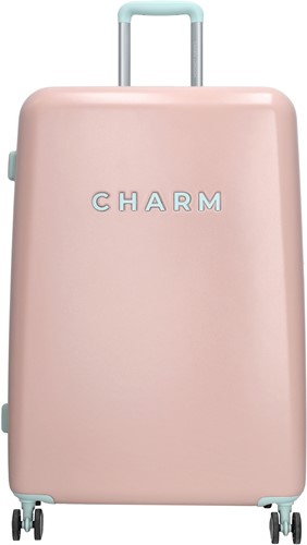 Charm London Capetown Grote Koffer - 75 cm - 95 Liter - TSA Slot - Lichtroze