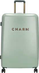 Charm London Capetown Handbagage Koffer - 55 cm - 42 Liter - TSA Slot - Lichtgroen