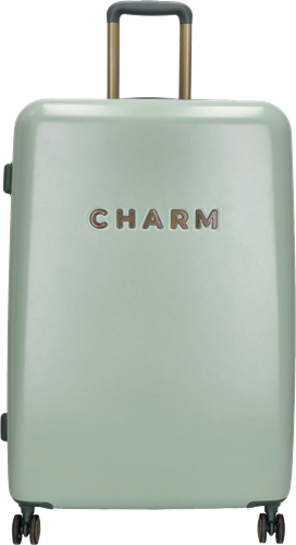 Charm London Capetown Grote Koffer - 75 cm - 95 Liter - TSA Slot - Lichtgroen