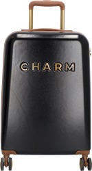 Charm London Capetown Handbagage Koffer - 55 cm - 42 Liter - TSA Slot - Zwart