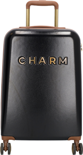 Charm London Capetown Handbagage Koffer - 55 cm - 42 Liter - TSA Slot - Zwart