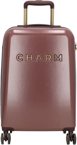 Charm London Capetown Handbagage Koffer - 55 cm - 42 Liter - TSA Slot - Bordeaux Rood