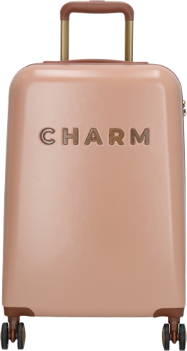 Charm London Capetown Handbagage Koffer - 55 cm - 42 Liter - TSA Slot - Roze