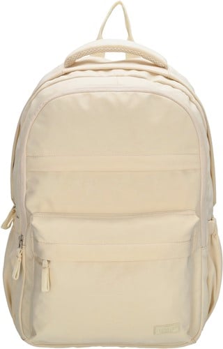 Beagles Originals Akita Laptop Rugzak - 15 inch - Gebroken wit