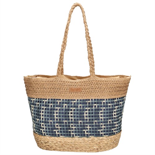PE Florence Natural Life Strandtas - Navy / Creme