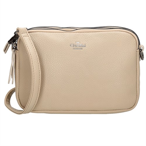 Charm London New York Schoudertas - Taupe