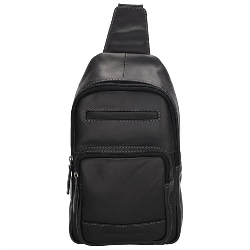 Hide & Stitches Japura Slingbag - Zwart