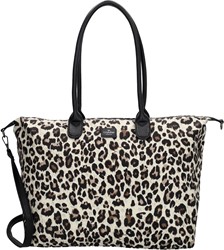 Charm London Buckingham Laptoptas - Luipaard Beige