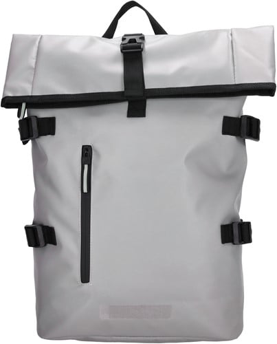 Beagles Originals Tokyo Rolltop Laptoprugzak - 15,6 inch - Lichtgrijs