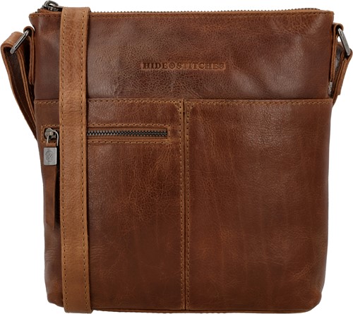 Hide & Stitches Porto Schoudertas - Bruin