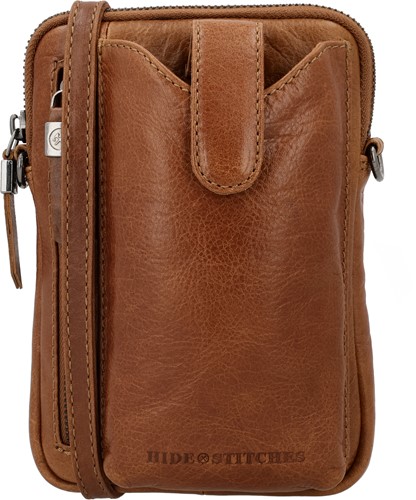 Hide & Stitches Porto Telefoontasje - Bruin