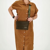 Zebra Trends Elske Schoudertas - Olijfgroen-3