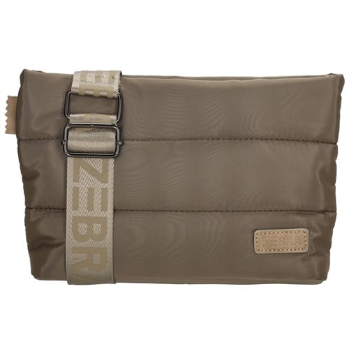 Zebra Trends Elske Schoudertas - Donkertaupe