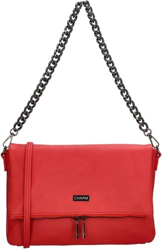 Charm London Bayswater Schoudertas - Rood
