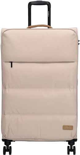 Zebra Trends Elske Grote Stoffen Koffer 80 cm - 112,5 liter - TSA Slot - Lichttaupe