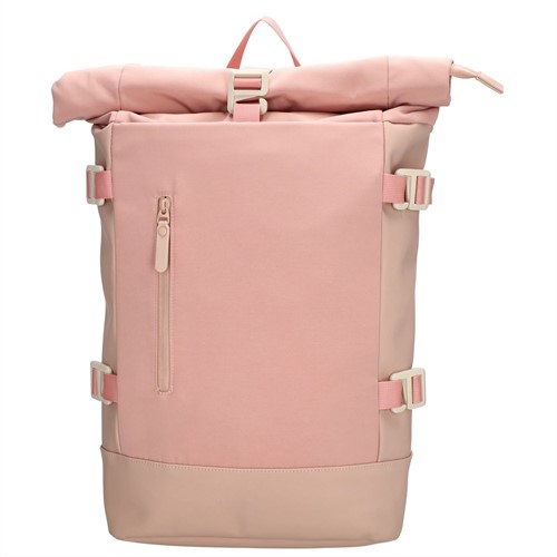 Beagles Originals Kobe Rolltop Laptoprugzak L - 15,6 inch - Roze