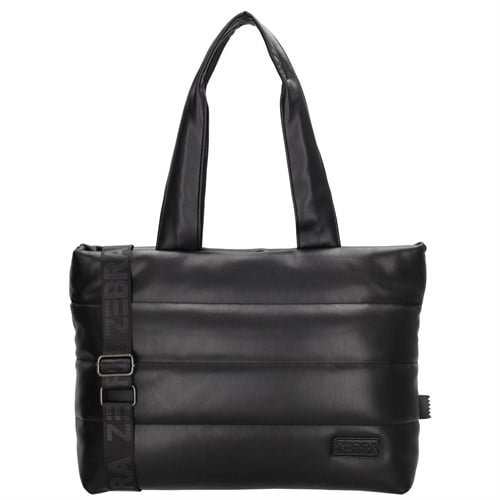 Zebra Trends Evie Shopper / Laptoptas - 15,6 inch - Zwart