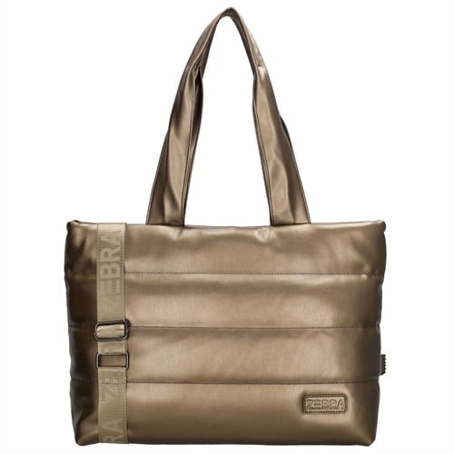 Zebra Trends Evie Shopper / Laptoptas - 15,6 inch - Brons