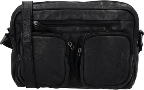 Hide & Stitches Paint Rock Schoudertas - Zwart