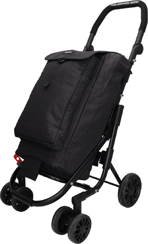 Beagles Shop & Go Boodschappenkar / Shoppingtrolley - Zwart