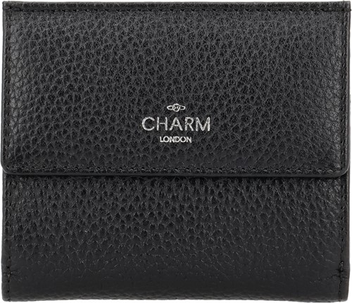 Charm London Washington Leren Dames Portemonnee - Zwart