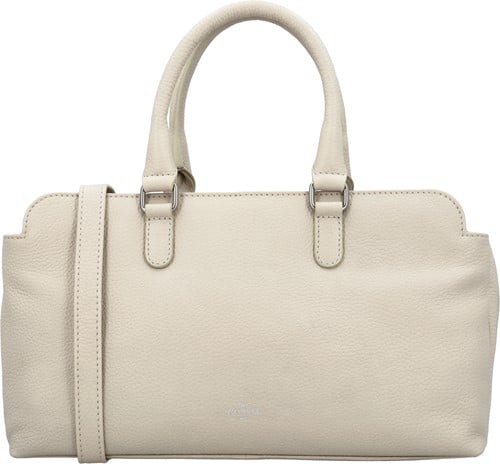 Charm London Washington Leren Handtas - Crème