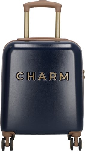 Charm London Capetown Underseater Handbagage Koffer - 45 cm - 30 Liter - TSA Slot - Blauw