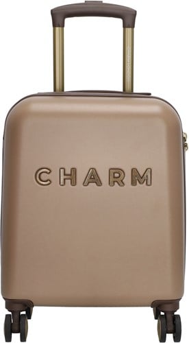 Charm London Capetown Underseater Handbagage Koffer - 45 cm - 30 Liter - TSA Slot - Taupe