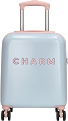 Charm London Capetown Underseater Handbagage Koffer - 45 cm - 30 Liter - TSA Slot - Babyblauw