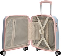 Charm London Capetown Underseater Handbagage Koffer - 45 cm - 30 Liter - TSA Slot - Babyblauw-2