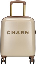 Charm London Capetown Underseater Handbagage Koffer - 45 cm - 30 Liter - TSA Slot - Beige