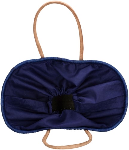 Beagles Bozaka Rieten Mand L / Strandtas - Blauw-3