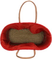 Beagles Bozaka Rieten Mand L / Strandtas - Rood-2