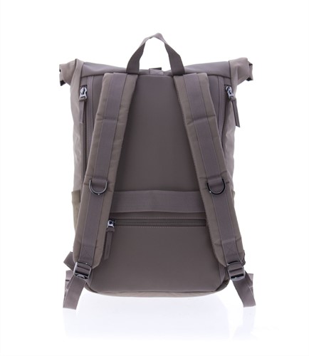 Vogart Eborn Waterproof Roll-Top Laptoprugzak - 13 inch - Beige-3