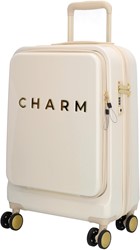 Charm London Capetown 2.0 Handbagage Koffer - Laptopkoffer - 38,5 Liter - TSA Slot - Beige