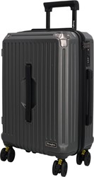 Beagles Leon Handbagage Koffer - 55 cm - 39 liter - TSA Slot - Grijs
