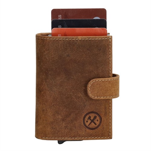 Hide & Stitches Idaho Safety Wallet / Creditcardhouder - Bruin