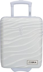 Zebra Trends Sandy Kleine Handbagage Koffer - Underseater - 40 cm - 22 liter - TSA slot - Lichtblauw