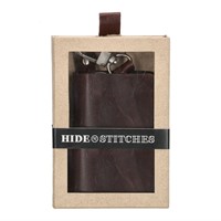 Hide & Stitches Yosemite Sleuteletui - Donkerbruin-3