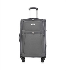 Castillo Dubai Abudabi Middelgrote Koffer - 66 cm - 65/72 Liter - Expandable - Grijs