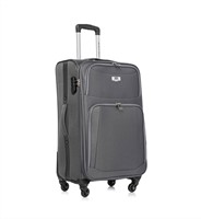 Castillo Dubai Abudabi Middelgrote Koffer - 66 cm - 65/72 Liter - Expandable - Grijs-2